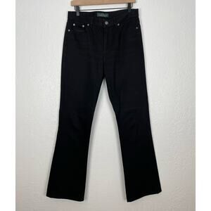 LRL Lauren Jeans Co. Ralph Lauren Classic Bootcut Jeans in Black Size 6
